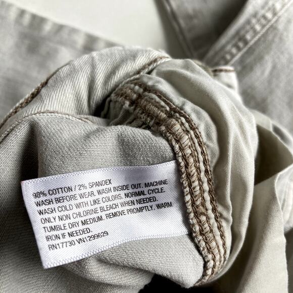 Art Class Wide Leg Cargo Jeans - White/Grey - 8 - Picture 8 of 8